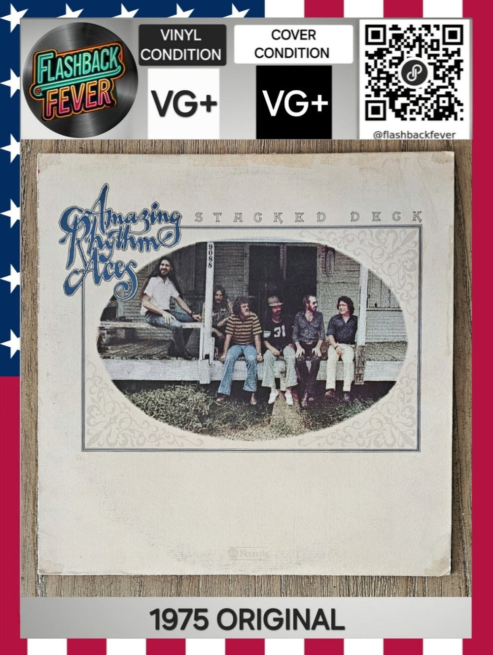 AMAZING RHYTHM ACES•Stacked Deck•1975 US (#ABCD-913) ABC Records